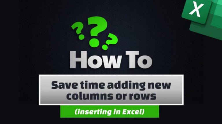 How To Save Time Adding New Columns Or Rows | MYDWARE IT Solutions Inc.