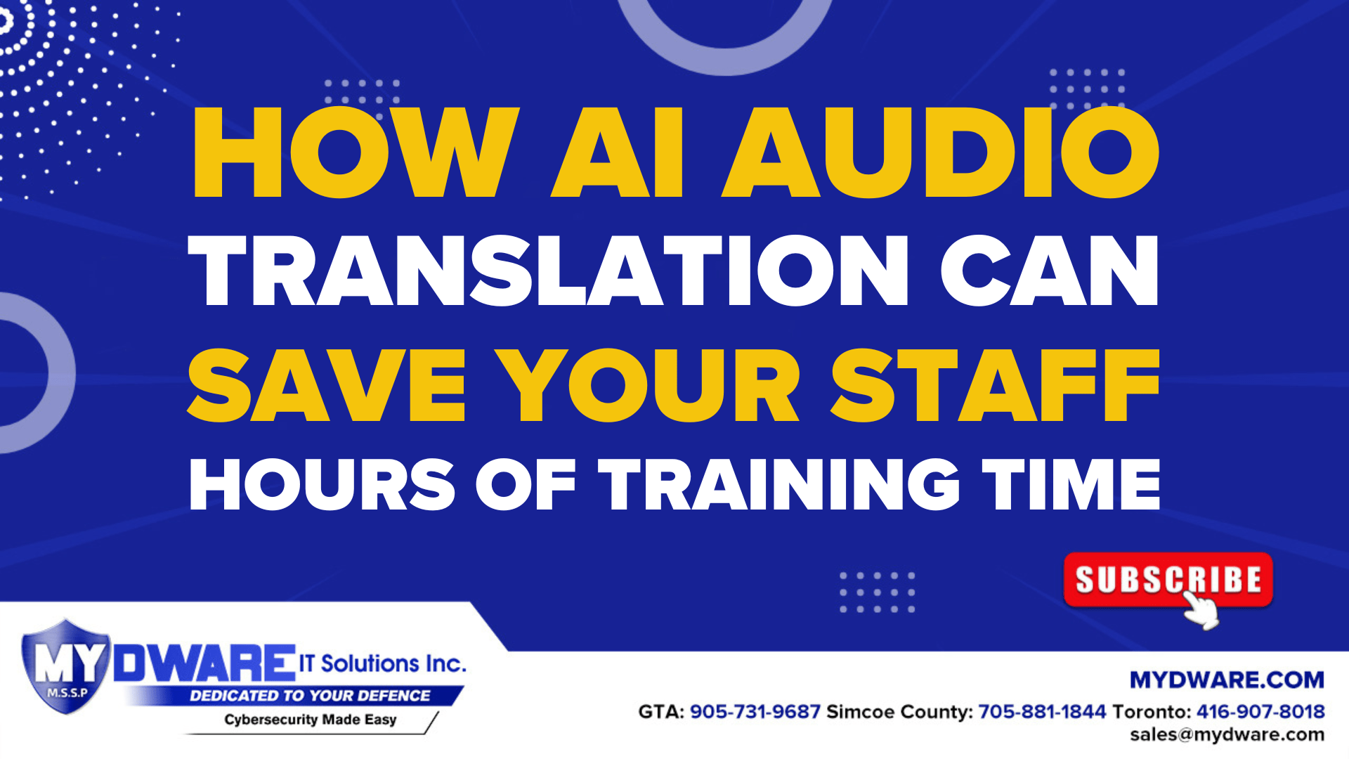 How AI Audio Translation Can Save Your Staff Hours of Training Time