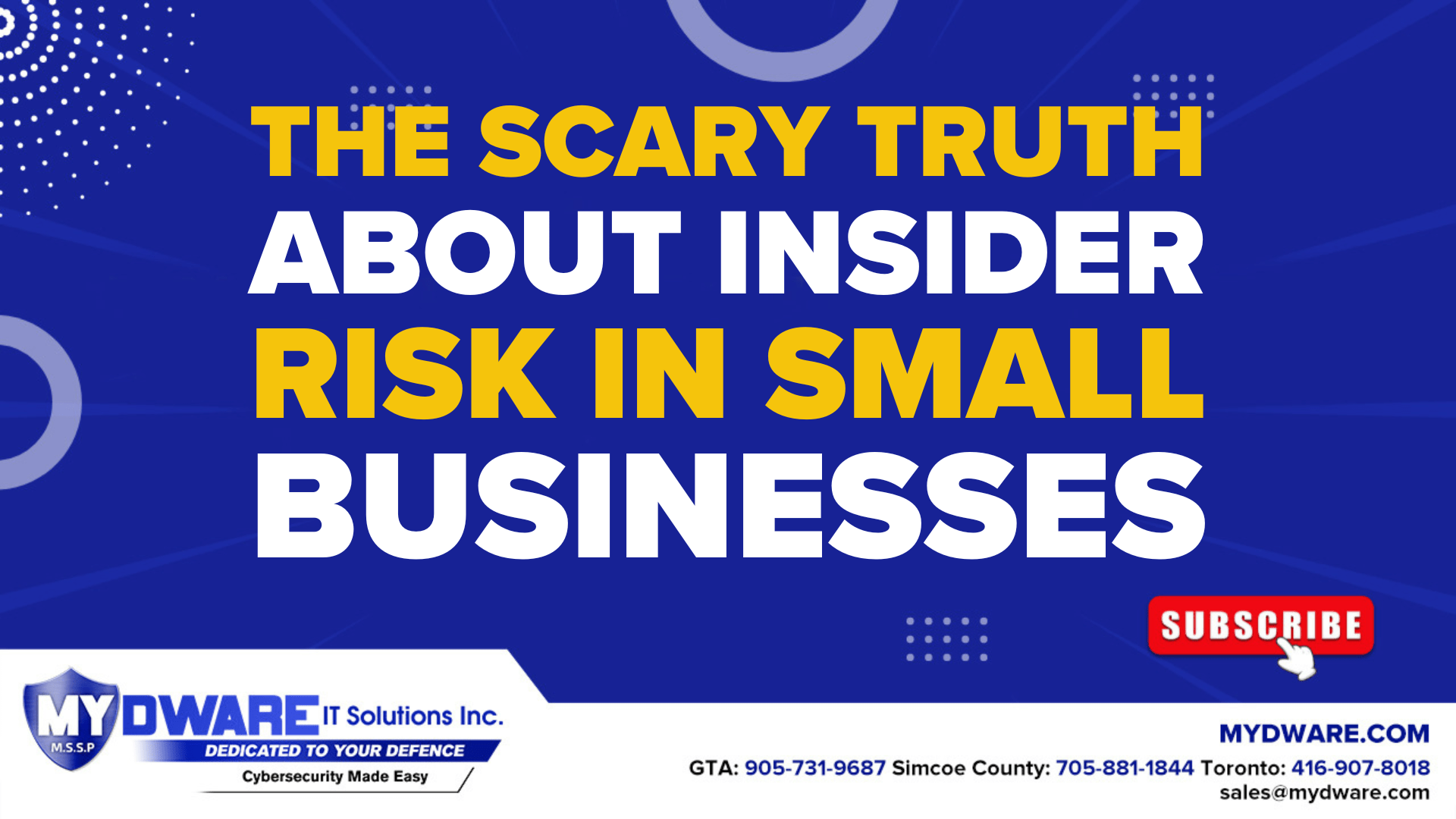 The Scary Truth About Insider Risk in Small Businesses