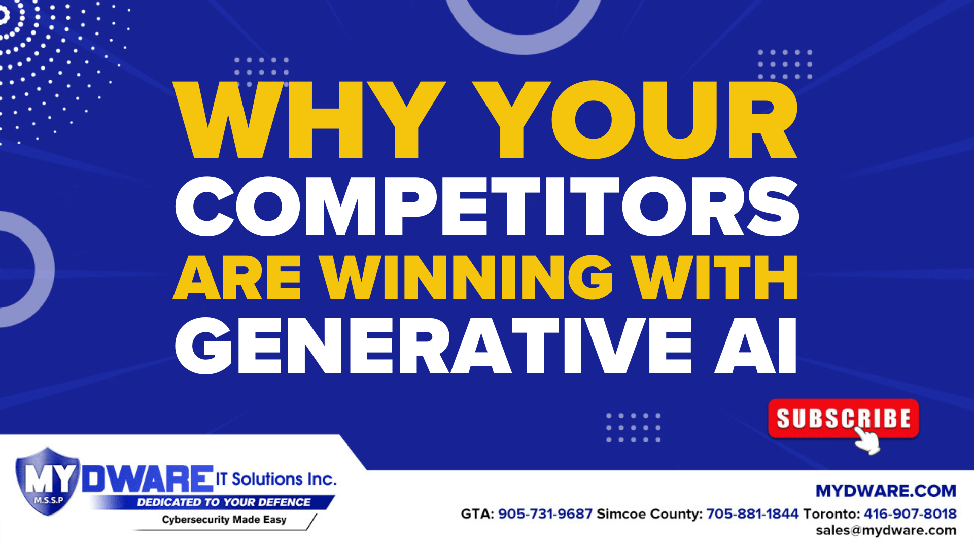 Why Your Competitors Are Winning with Generative AI