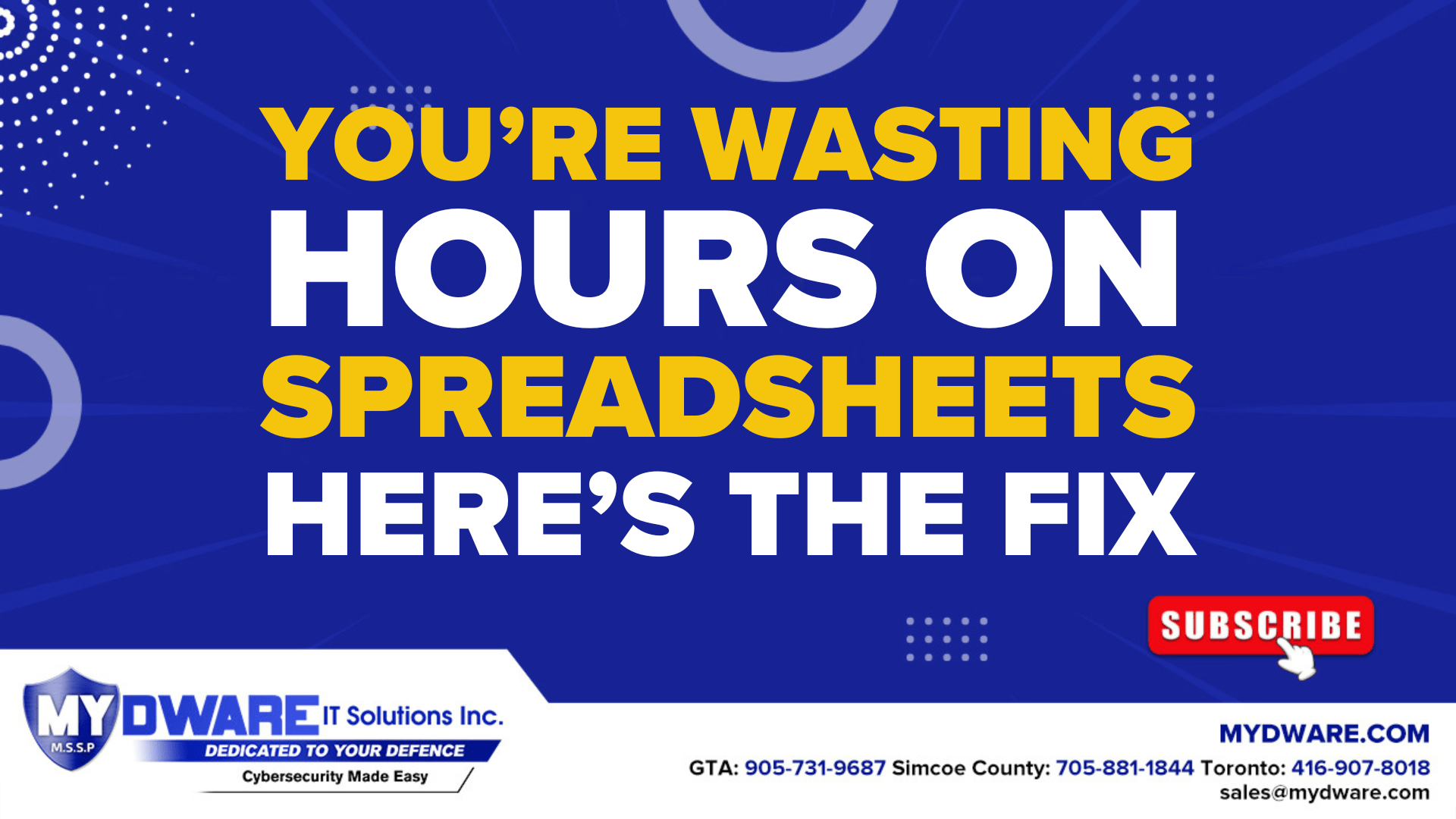 You're Wasting Hours on Spreadsheets—Here's the Fix